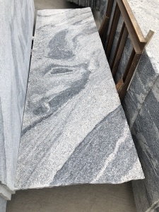 China Juparana Granite Polished Half Slab