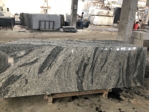 China Juparana Granite Polished Half Slab