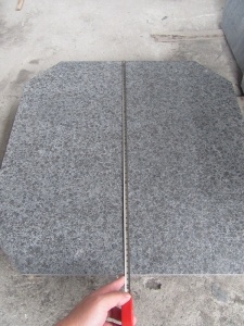 Flamed G684 Black Granite Tile Paving Stone