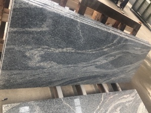 China Juparana Granite Polished Half Slab