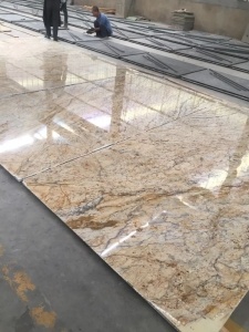 Imperial Gold Yellow Granite Kitchen Custom Stone Countertops
