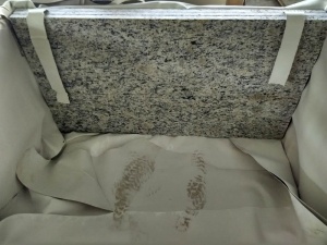 Brazil Giallo Santa Cecilia Granite Polished Countertop