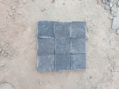 Zhanjiang Black Basalt Natural Split Cube Stone