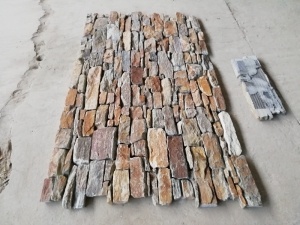 Natural Culture Mixed Color Cement Stone For Wall Cladding