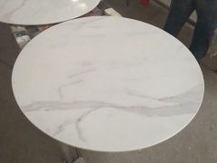 Calacatta White Polished Marble Table