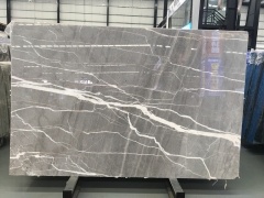 Vietnam Grey Marble With White Lines Grey Marble Slab Interior Floor