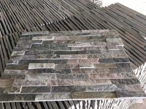 Blue Quartzite Culture Stone Stacked Feature Wall Vaneer