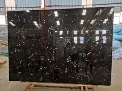 China Black Marble Slabs Tile
