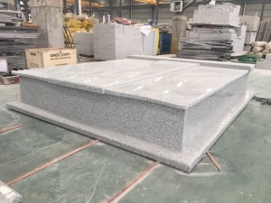Grey Granite Bianco Crystal G603 Romania Monument Gravestone