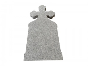 Romania Style G603 Granite Cross Headstones For Graves