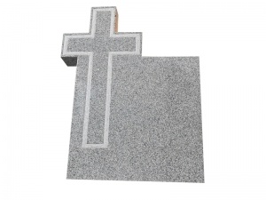 Romania Style G603 Granite Cross Headstones For Graves