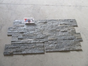 China Dark Grey Quartzite Culture Stone Venee