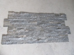 China Dark Grey Quartzite Culture Stone Venee