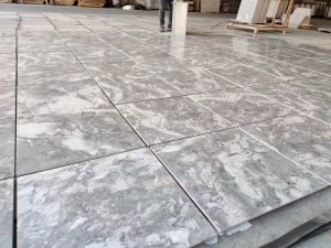 Silver Statuario Armani Calacatta Grey Marble Slab