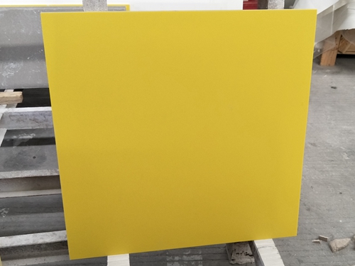 Yellow Color Artificial Stone Polished
