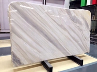 What should we do if there is no gloss after the marble is polished?